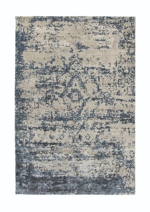 Rug Guru persia guru midnight and oyster Blue, Ivory Living Room  Rug.