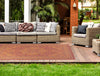  persian outdoor orange red    Rug.