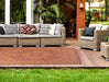  persian outdoor orange red    Rug.