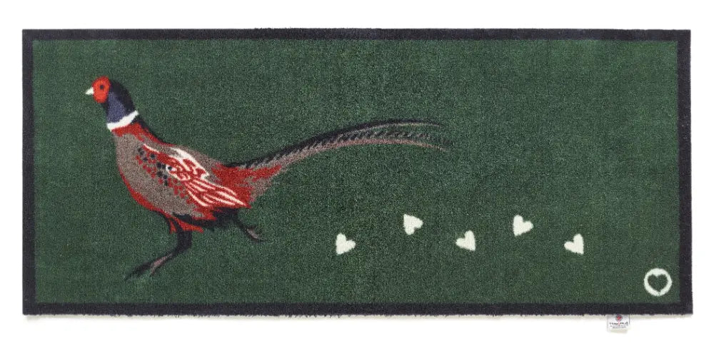 Patterned Hug Rug Pheasant 2 (Green)
