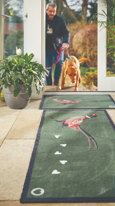 Patterned Hug Rug Pheasant 2 (Green)