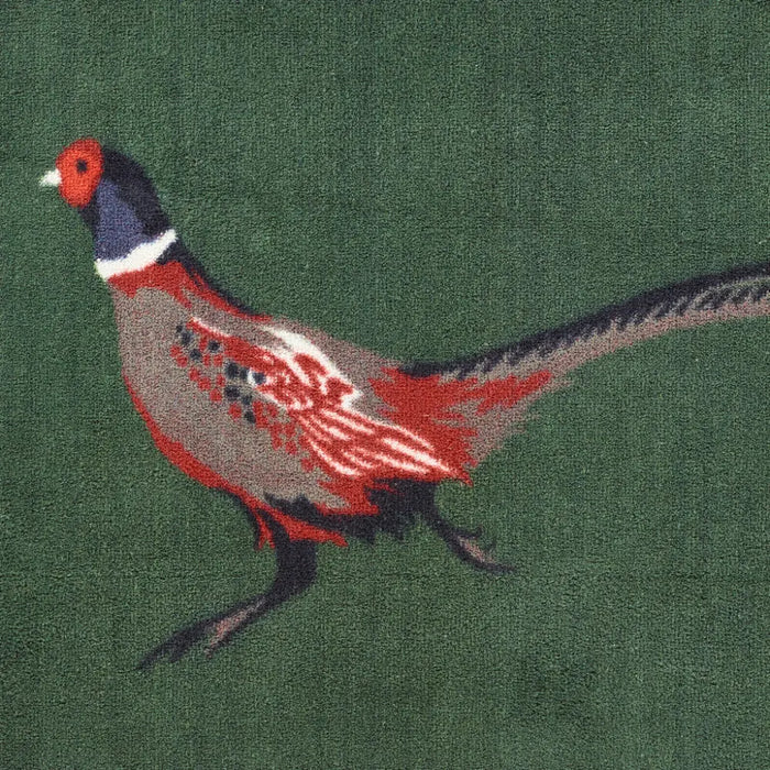 Patterned Hug Rug Pheasant 2 (Green)