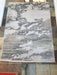 Asiatic aurora au02 cloud Grey, Beige Living Room  Rug.