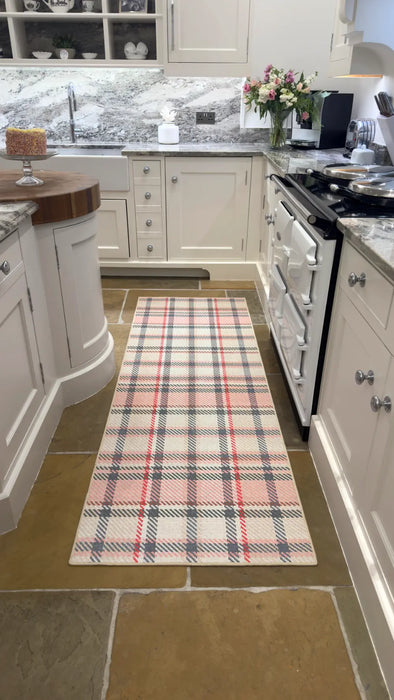 Isla Plaid Washable Pink Multi
