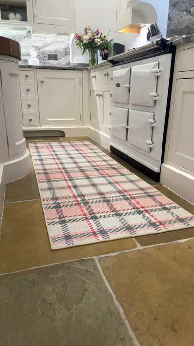 Isla Plaid Washable Pink Multi