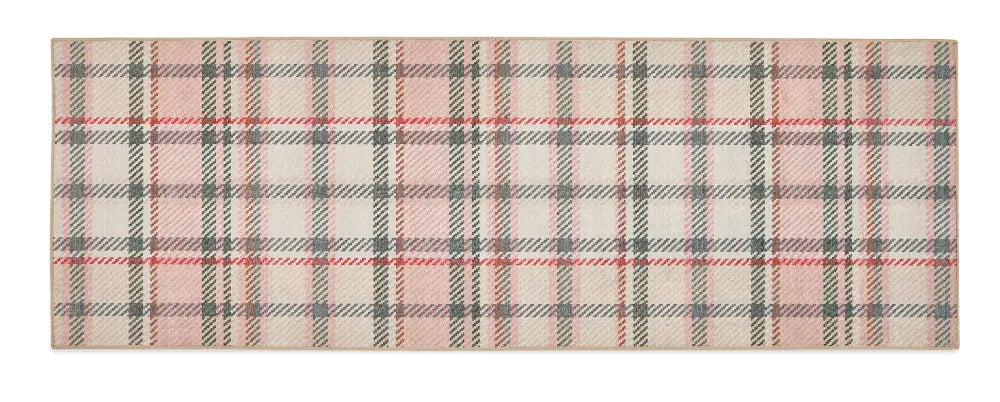 Isla Plaid Washable Pink Multi