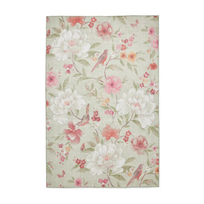 Pippa Floral Sage Green - Washable