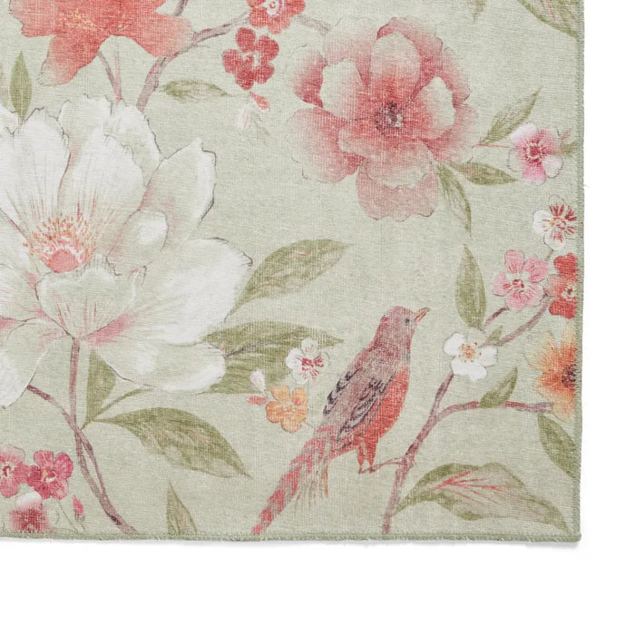 Pippa Floral Sage Green - Washable