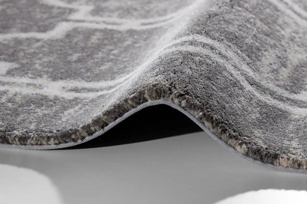 Agnella platinum ewar graphite Grey Living Room Natural Fibre Rug.