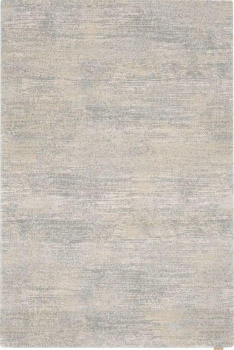 Agnella platinum fam alabaster Grey, Cream Living Room Natural Fibre Rug.