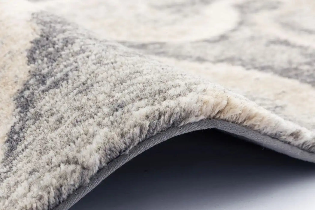 Agnella platinum ros anthracite Grey Living Room Natural Fibre Rug.