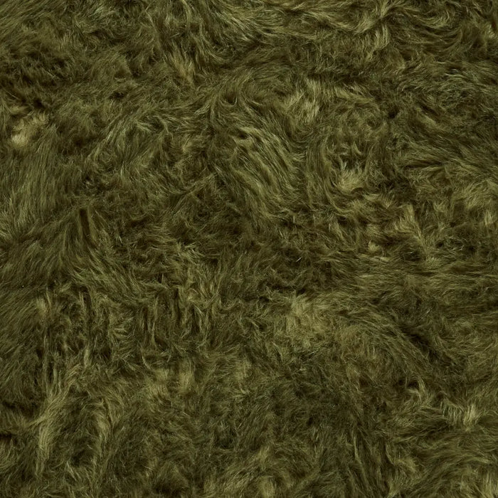 Polar Plush Olive Green Soft Shaggy Rug