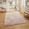 Polar Plush Rose Soft Shaggy Rug