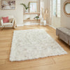 Polar Plush White/Grey Soft Shaggy Rug