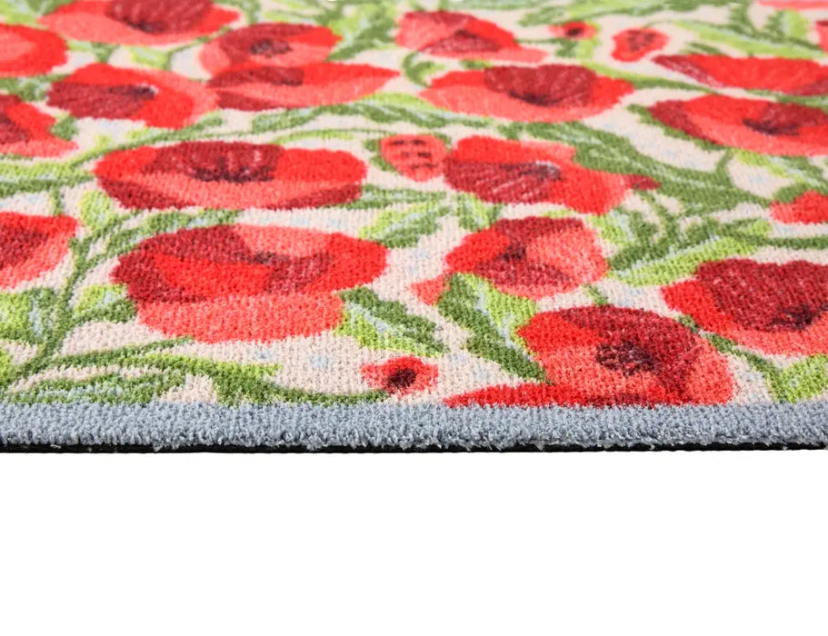 Hug Rug Washable Poppies Galore Multi