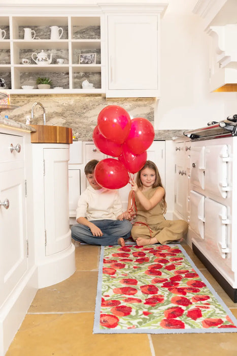 Hug Rug Washable Poppies Galore Multi