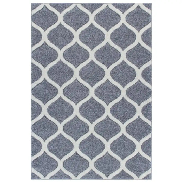 Oriental Weavers portland 1095 1 Grey Living Room Geometric Rug.