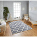 Oriental Weavers portland 1095 1 Grey Living Room Geometric Rug.