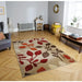 Oriental Weavers portland 1096 m Brown, Beige, Red Living Room Geometric Rug.