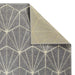 Oriental Weavers portland 750 n Grey, Cream Living Room Geometric Rug.