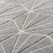Oriental Weavers portland 750 n Grey, Cream Living Room Geometric Rug.