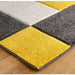 Oriental Weavers portland 8425 i Grey, Yellow Living Room Geometric Rug.