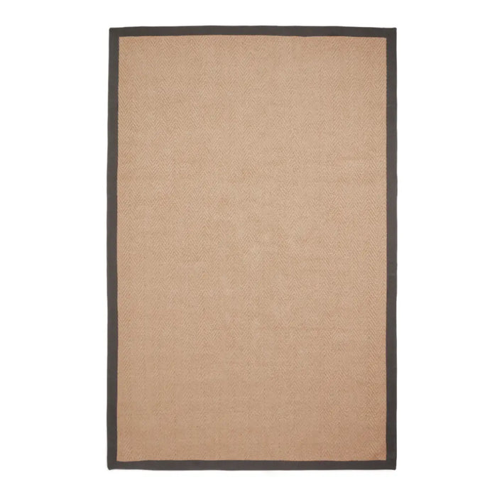 Portland Jute Border Charcoal