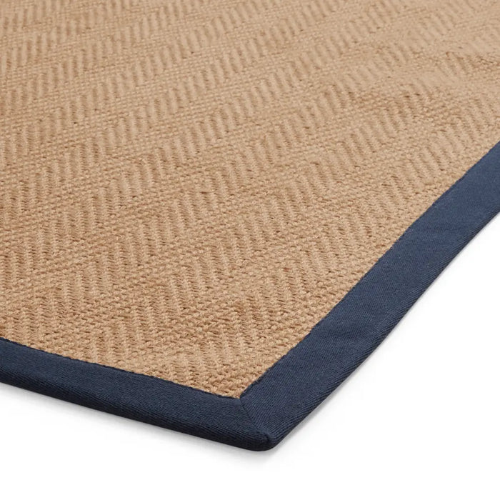 Portland Jute Border Navy