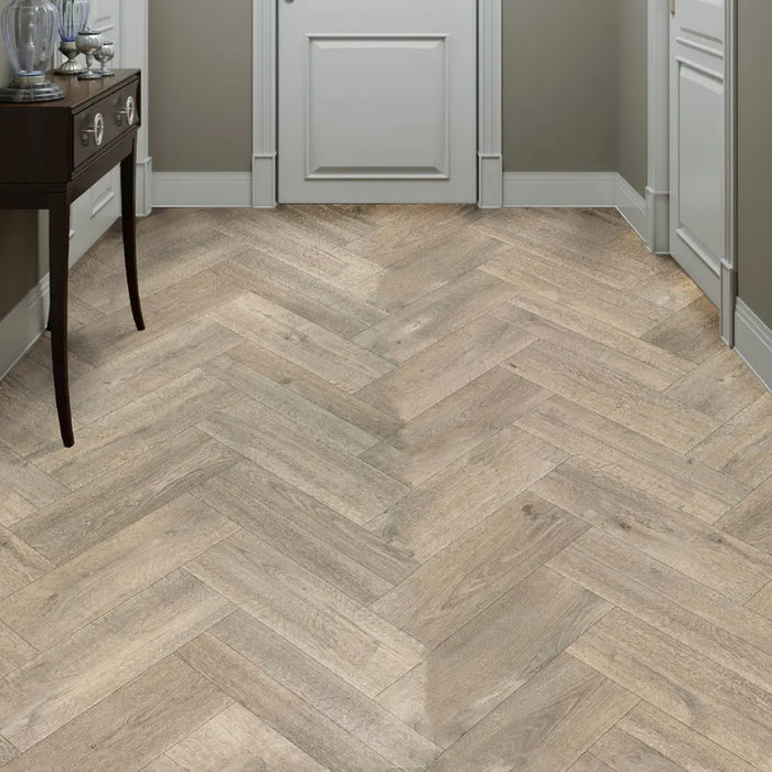 Pre-Cut  Vinyl Herringbone Effect