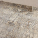 Nourison quarry qua03 beige grey Grey, Beige Living Room Moroccan Rug.