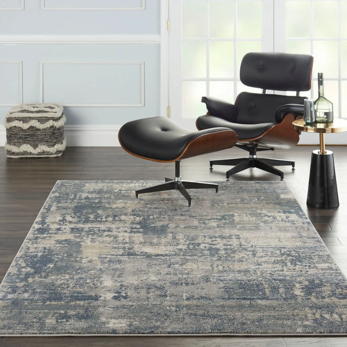 Nourison quarry qua04 grey beige Grey, Beige Living Room Moroccan Rug.