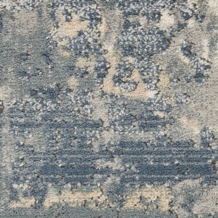 Nourison quarry qua04 grey beige Grey, Beige Living Room Moroccan Rug.