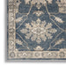 Nourison quarry qua06 blue beige Blue, Beige Living Room Moroccan Rug.
