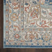 Nourison quarry qua11 ivory blue Blue, Ivory Living Room Moroccan Rug.