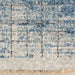 Nourison quarry qua13 blue Blue Living Room Moroccan Rug.