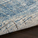 Nourison quarry qua13 blue Blue Living Room Moroccan Rug.