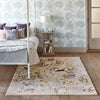 Harlequin harlequin quintessence heather 41801 Grey, Multicoloured Living Room Wool Rug.