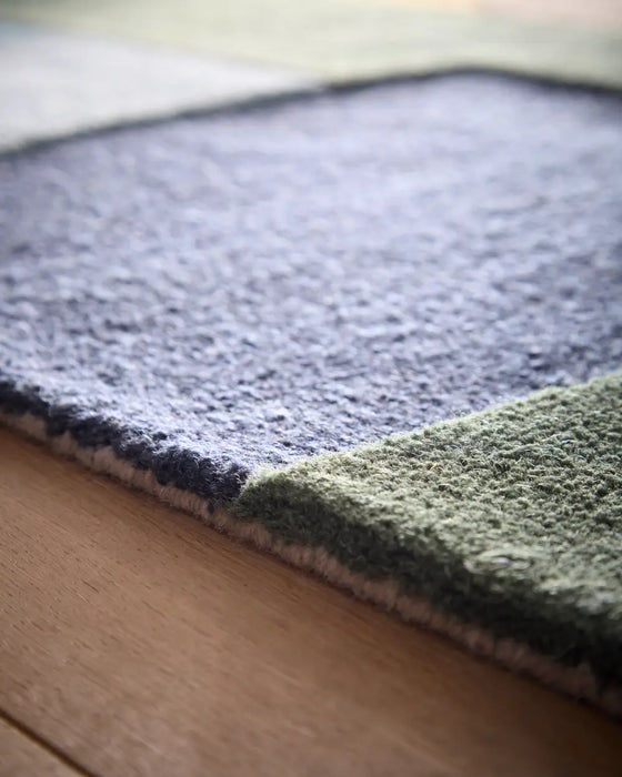 Retro Blue Rug Retro Deco Blue Blue Rug — RugsDirect Online