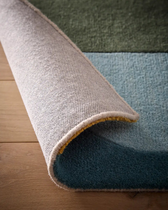 Retro Blue Rug Retro Deco Blue Blue Rug — RugsDirect Online