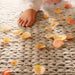 Rug Guru fusion guru oyster Beige Living Room Wool Rug.
