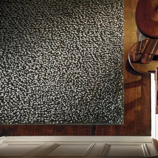 Rug Guru maine guru dove grey Grey Living Room Wool Rug.