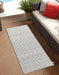 Serdim Rugs sky outdoor rhombus silver Grey Living Room Floral Rug.