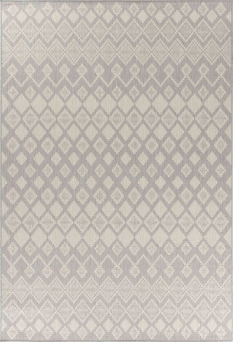 Serdim Rugs sky outdoor rhombus silver Grey Living Room Floral Rug.