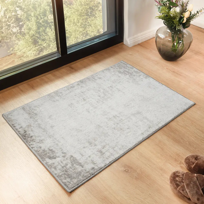 ALIX Abstract Modern Marble Medium Grey Rug