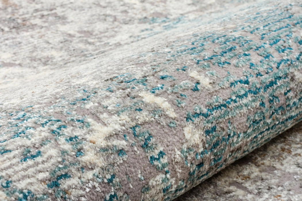 Concept Looms rossa ros03 teal Grey, Teal Living Room  Rug.