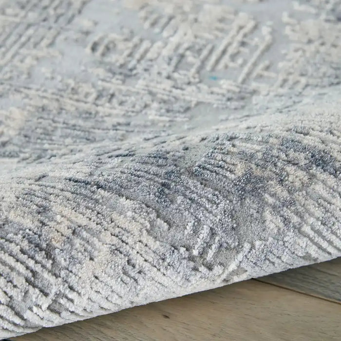 Nourison rustic textures rus01 grey beige Grey, Beige Living Room  Rug.