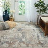 Nourison rustic textures rus06 beige grey Grey, Beige Living Room  Rug.