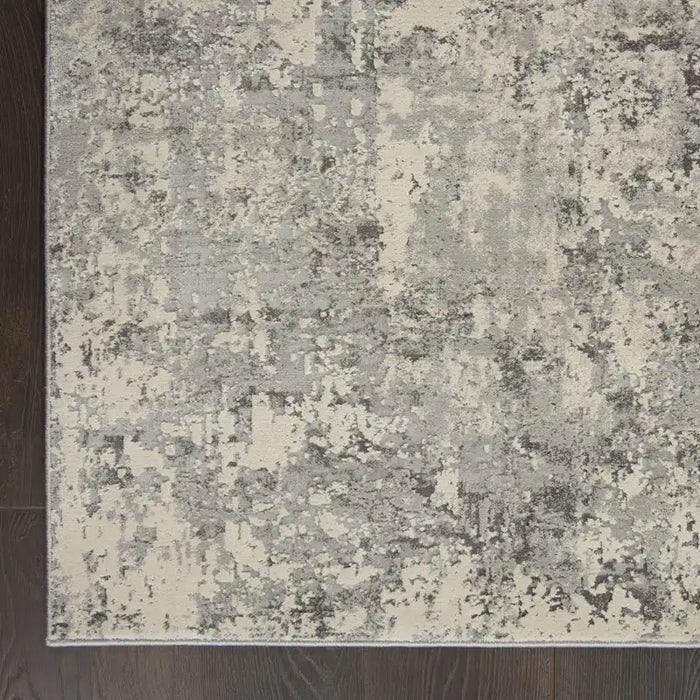 Nourison rustic textures rus07 grey beige Grey, Beige Living Room  Rug.