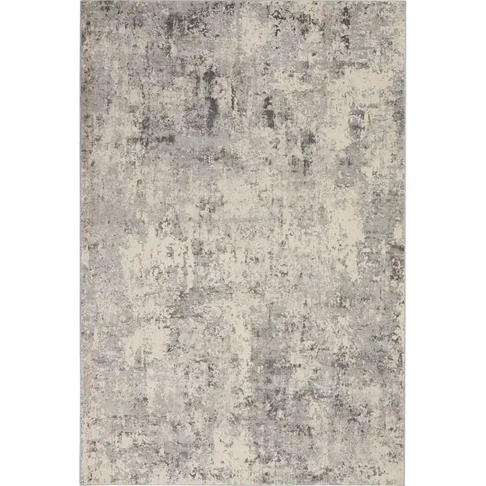 Nourison rustic textures rus07 grey beige Grey, Beige Living Room  Rug.