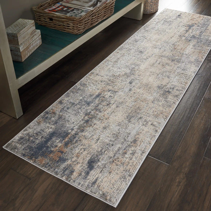 Nourison rustic textures rus01 grey beige Grey, Beige Living Room  Rug.